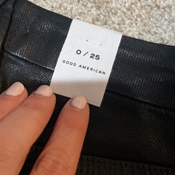 NWT Coated Black Jeans - Picture 4 of 7